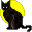 Black cat 01 icon